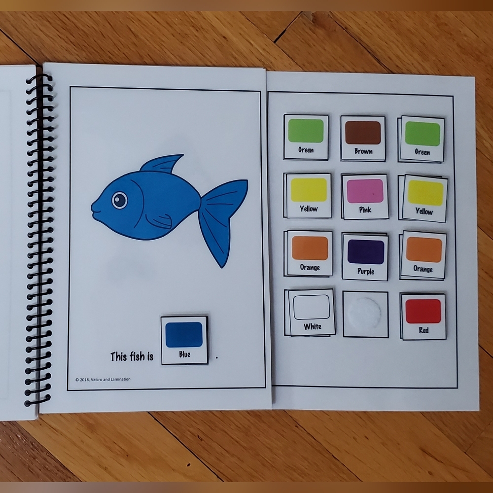 Adapted Colorful Fish Identification Book - Picture 4 of 4